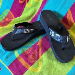 Teva Platform Floral Flip Flop Sandal
